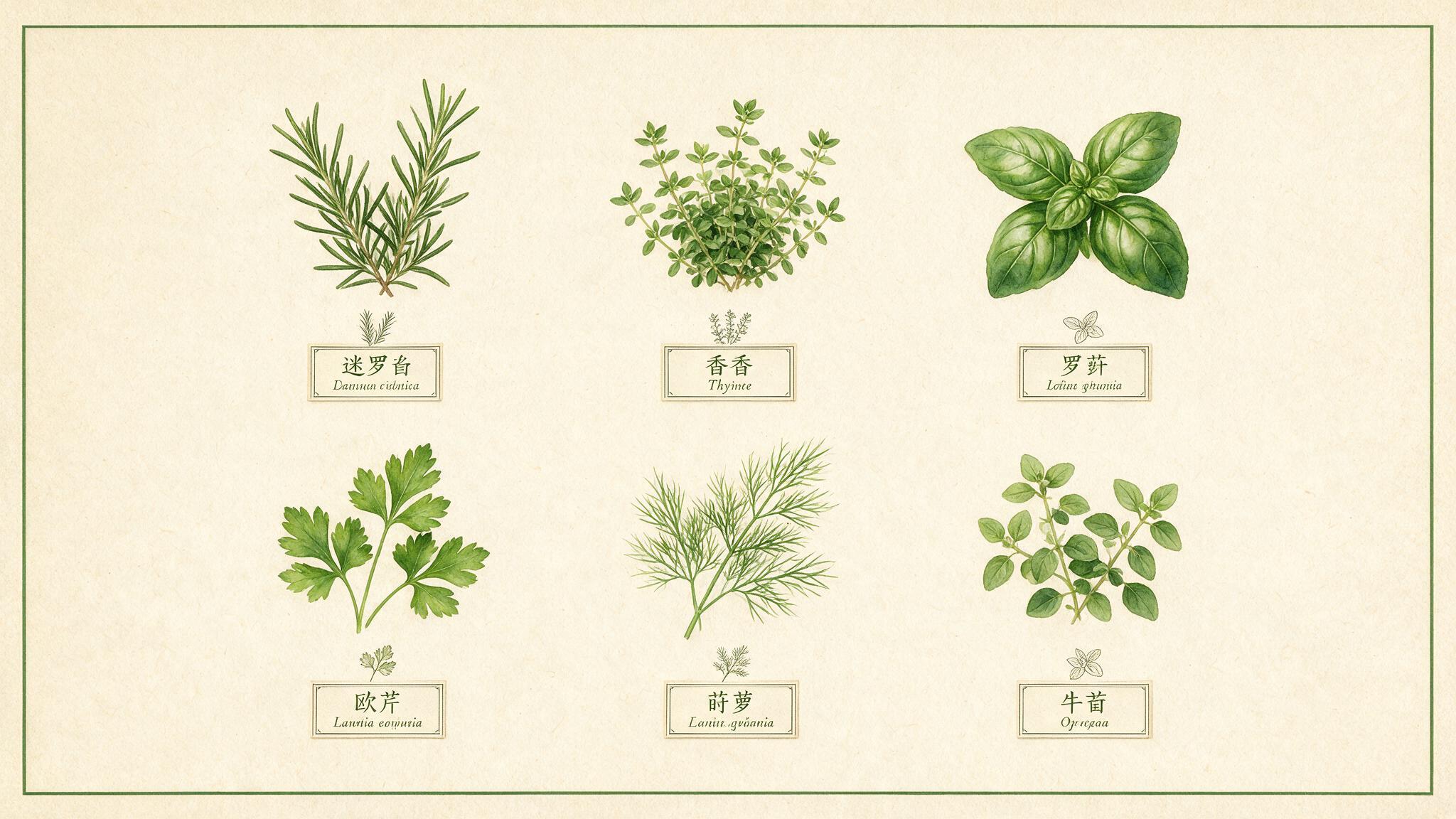 Botanical watercolor illustration